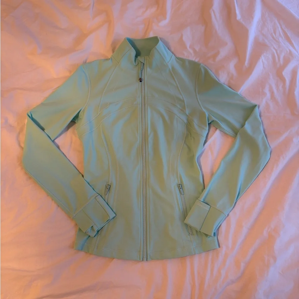 lululemon athletica Mint Green Full-Zip Jacket - Picture 1 of 7